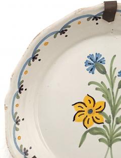19th Century French Fa ence Plate - 4554691