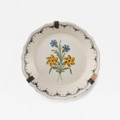 19th Century French Fa ence Plate - 4554742