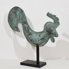 19th Century French Folk Art Copper Rooster Weathervane - 4109117