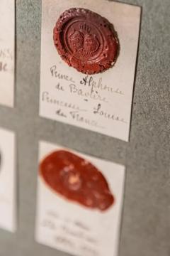 19th Century French Framed Collection of Seals and Stamps - 4012401