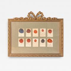 19th Century French Framed Collection of Seals and Stamps - 4014742