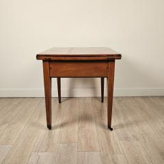 19th Century French Fruitwood Folding Dining Table - 3230613