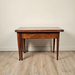 19th Century French Fruitwood Folding Dining Table - 3230615
