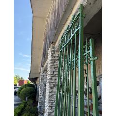 19th Century French Garden Gate with New Powdercoat - 4759092