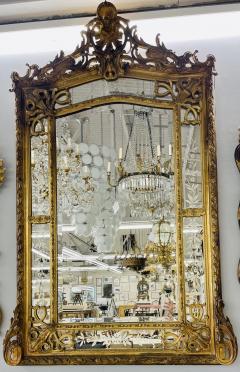 19th Century French Gilded Wood and Gesso Monumental Mirror - 2942758