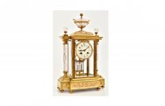 19th Century French Gilt Bronze Crystal Regulator Clock by Samuel Marti - 4315932