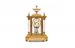 19th Century French Gilt Bronze Crystal Regulator Clock by Samuel Marti - 4315933