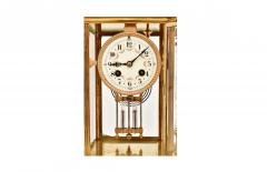 19th Century French Gilt Bronze Crystal Regulator Clock by Samuel Marti - 4315934