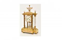19th Century French Gilt Bronze Crystal Regulator Clock by Samuel Marti - 4315935
