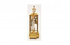 19th Century French Gilt Bronze Crystal Regulator Clock by Samuel Marti - 4315937
