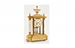 19th Century French Gilt Bronze Crystal Regulator Clock by Samuel Marti - 4315939