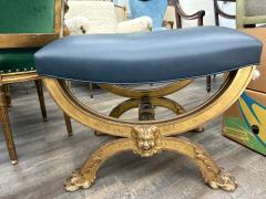 19th Century French Giltwood Bench - 4377826