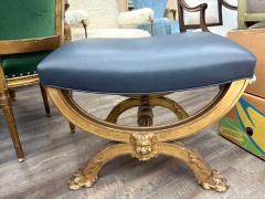 19th Century French Giltwood Bench - 4377867