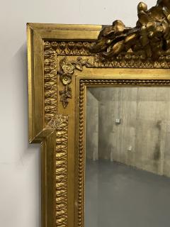 19th Century French Giltwood Wall Console Pier Mirror Full Length Floor - 2892288