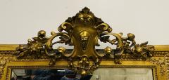 19th Century French Giltwood Wall Console Pier Mirror Full Length Floor - 2892291