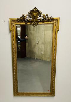 19th Century French Giltwood Wall Console Pier Mirror Full Length Floor - 2892292