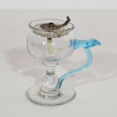19th Century French Glass Weavers Oil Lamp - 4113903