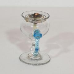 19th Century French Glass Weavers Oil Lamp - 4113915