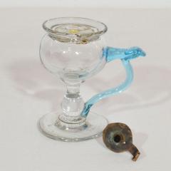 19th Century French Glass Weavers Oil Lamp - 4114017