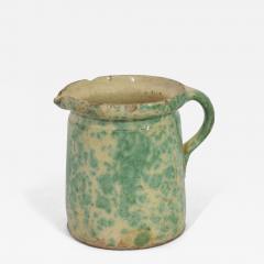 19th Century French Glazed Earthenware Alsace Jug - 4457242