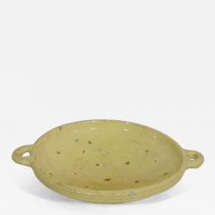 19th Century French Glazed Earthenware Strainer - 4457237