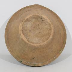 19th Century French Green Glazed Terracotta Dairy Bowl or Tian - 4115774