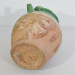 19th Century French Green Glazed Terracotta Jug or Water Cruche - 4116270