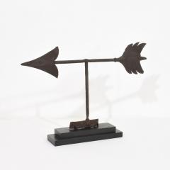 19th Century French Iron Weathervane Roof Finial - 4108919