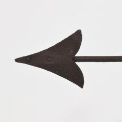 19th Century French Iron Weathervane Roof Finial - 4108926