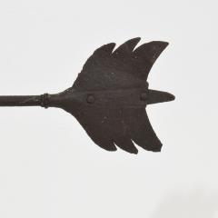 19th Century French Iron Weathervane Roof Finial - 4108928