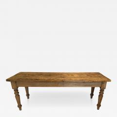 19th Century French Louis Philippe Farm Pine Table - 4764787