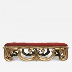 19th Century French Louis XIV Style Giltwood Bench - 458888