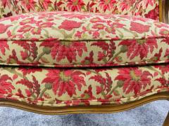 19th Century French Louis XV Bergere Arm Chair in a Fine Floral Upholstery - 2865794