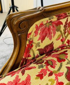 19th Century French Louis XV Bergere Arm Chair in a Fine Floral Upholstery - 2865910