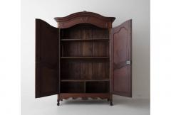 19th Century French Louis XV Style Mahogany Armoire - 631570