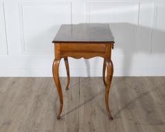 19th Century French Louis XV Walnut Writing Table with Cabriole Legs - 4282262