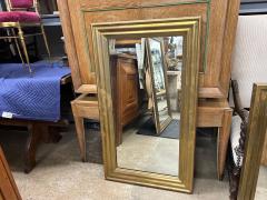 19th Century French Louis XVI Style Brass Mirror - 4265477