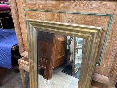 19th Century French Louis XVI Style Brass Mirror - 4265480
