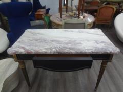 19th Century French Louis XVI Style Ebonized Desk - 4265357