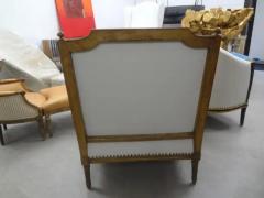 19th Century French Louis XVI Style Giltwood Marquise or Bergere - 3831908