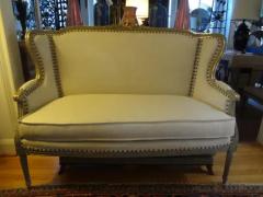 19th Century French Louis XVI Style Loveseat - 3667981