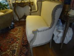 19th Century French Louis XVI Style Loveseat - 3667995