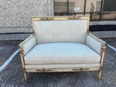 19th Century French Louis XVI Style Loveseat - 4755779
