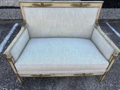 19th Century French Louis XVI Style Loveseat - 4755789
