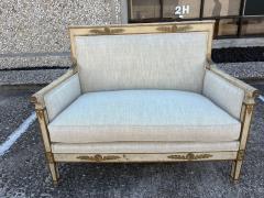 19th Century French Louis XVI Style Loveseat - 4755796