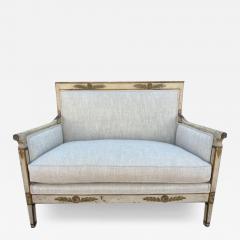 19th Century French Louis XVI Style Loveseat - 4758903