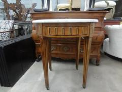 19th Century French Louis XVI Style Marquetry Table - 3762467