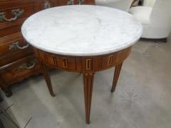 19th Century French Louis XVI Style Marquetry Table - 3762491