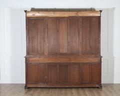 19th Century French Louis XVI Style Walnut 8 Door Bookcase - 4298931