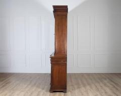 19th Century French Louis XVI Style Walnut 8 Door Bookcase - 4298969